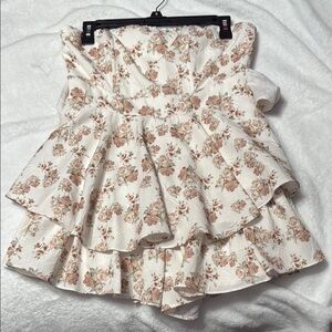 Vintage strapless dress!